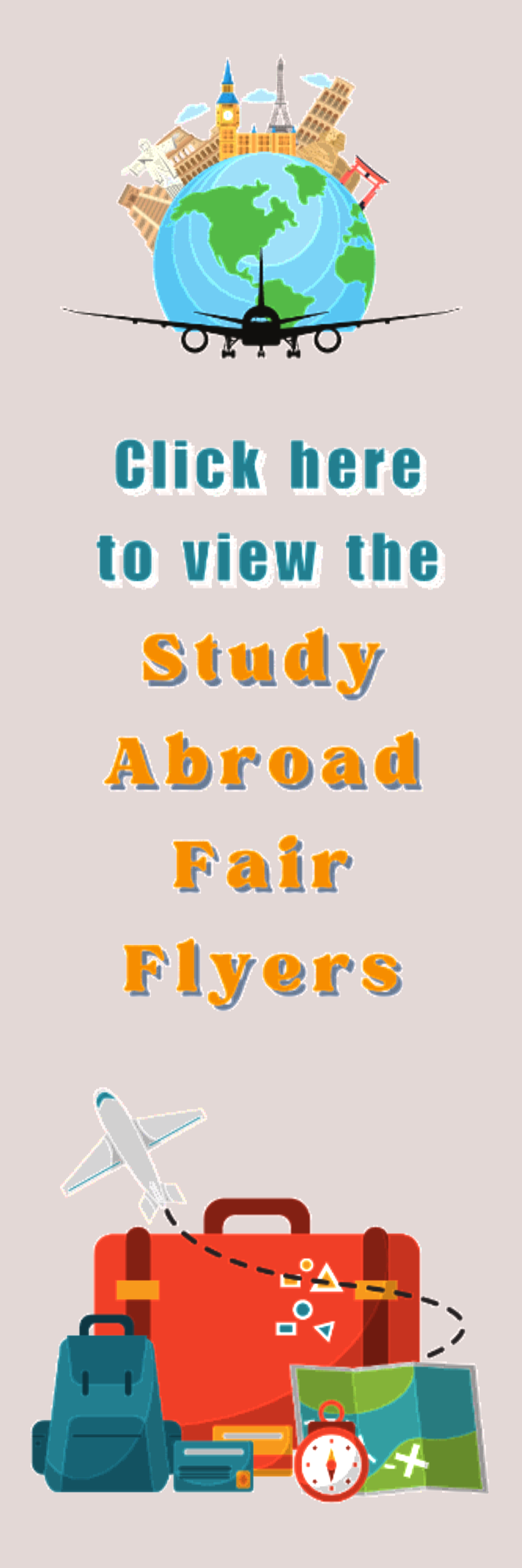 Study Abroad Fair Button